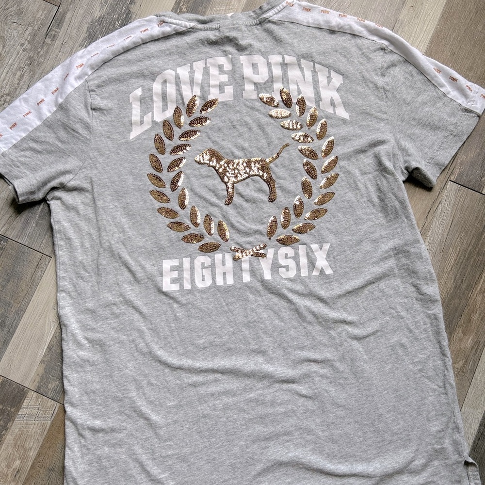 PINK Sequined Tshirt